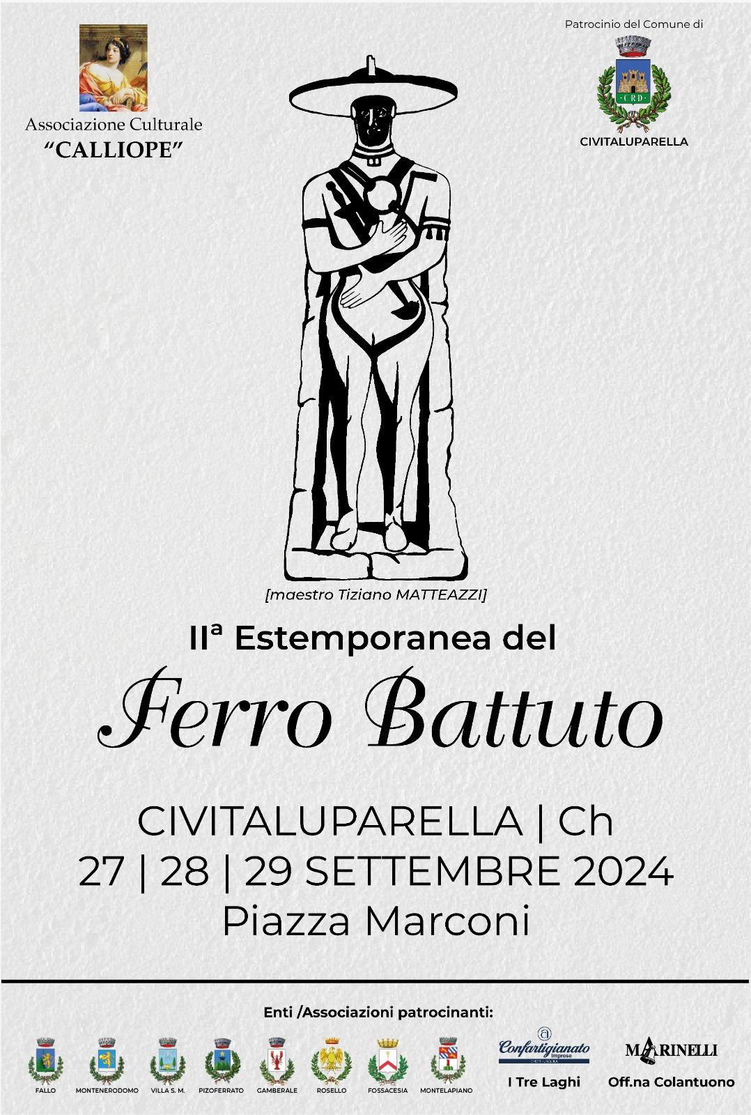 CIVITALUPARELLA CAPITALE DEL FERRO BATTUTO: MAESTRI ALL’OPERA PER CREARE IL GUERRIERO DI CAPESTRANO
