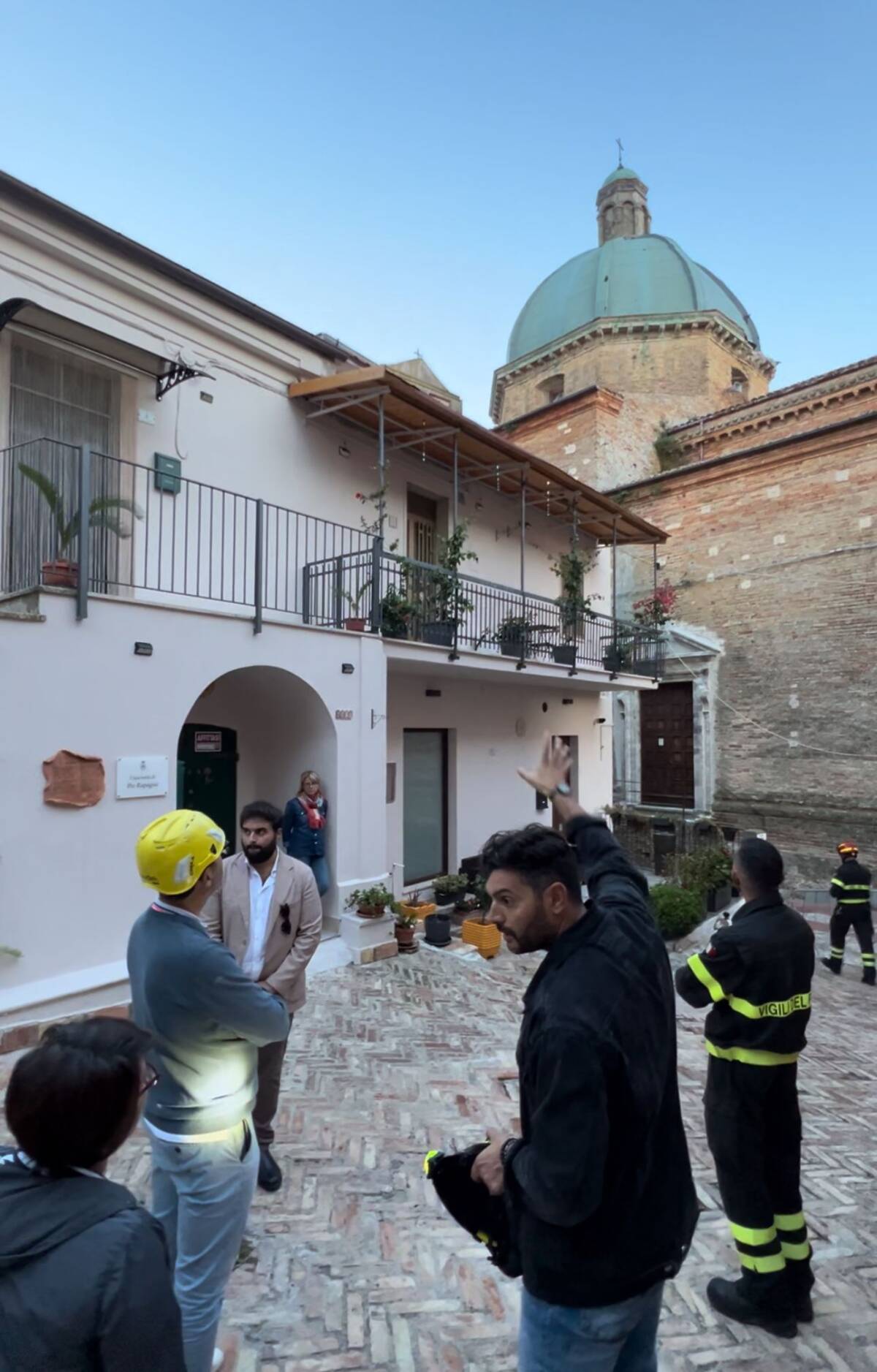 ROSETO: INIZIATO INTERVENTO MESSA IN SICUREZZA CUPOLA E LANTERNA DELLA CHIESA DI MONTEPAGANO