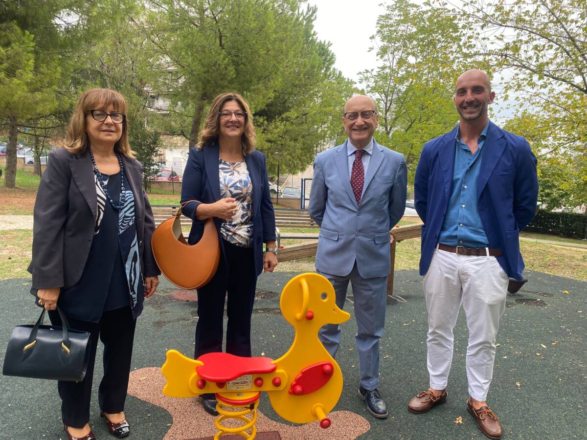 CHIETI: CONSEGNATI I GIOCHI PER BAMBINI AL PARCO TRICALLE DONATI DALLA DAYCO EUROPE