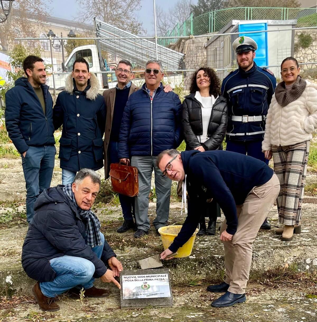 SAN DEMETRIO NE’ VESTINI: OGGI POSA DELLA PRIMA PIETRA DELLA NUOVA SEDE COMUNALE