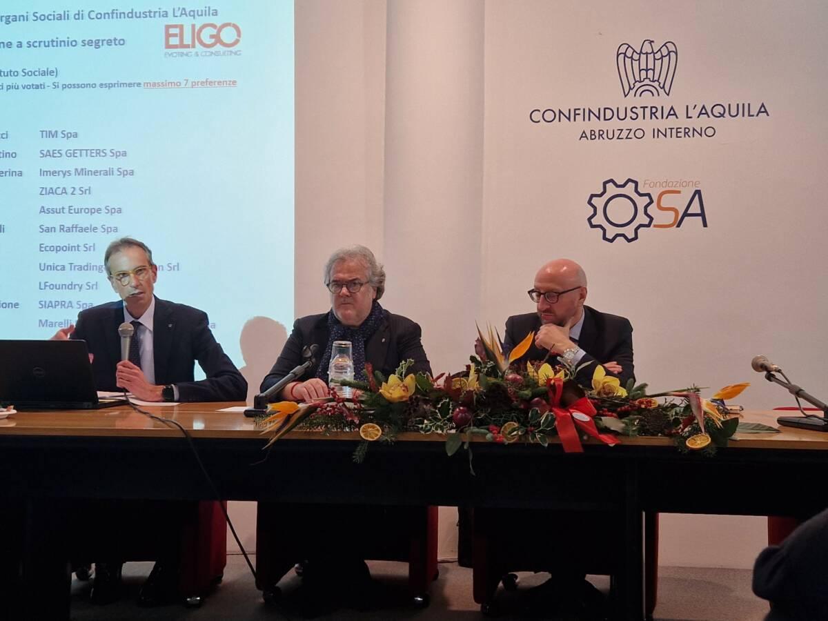 CONFINDUSTRIA L’AQUILA ABRUZZO INTERNO: ELETTO IL NUOVO CONSIGLIO GENERALE