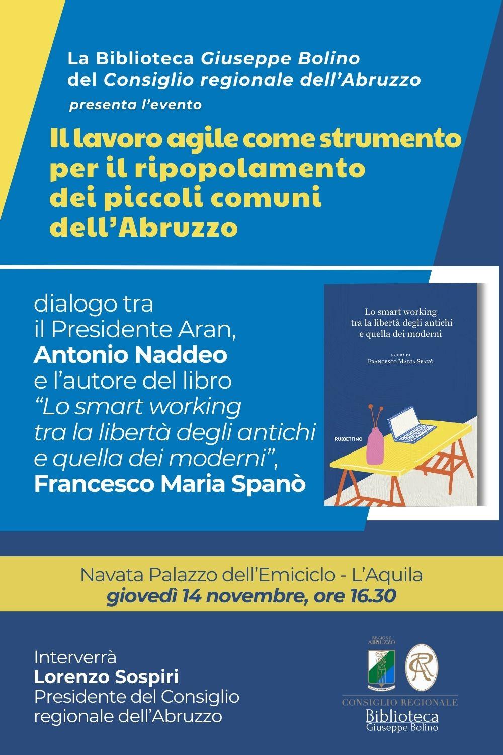 RIPOPOLAMENTO PAESI E LAVORO AGILE: OGGI CONVEGNO IN CONSIGLIO REGIONALE – LA DIRETTA