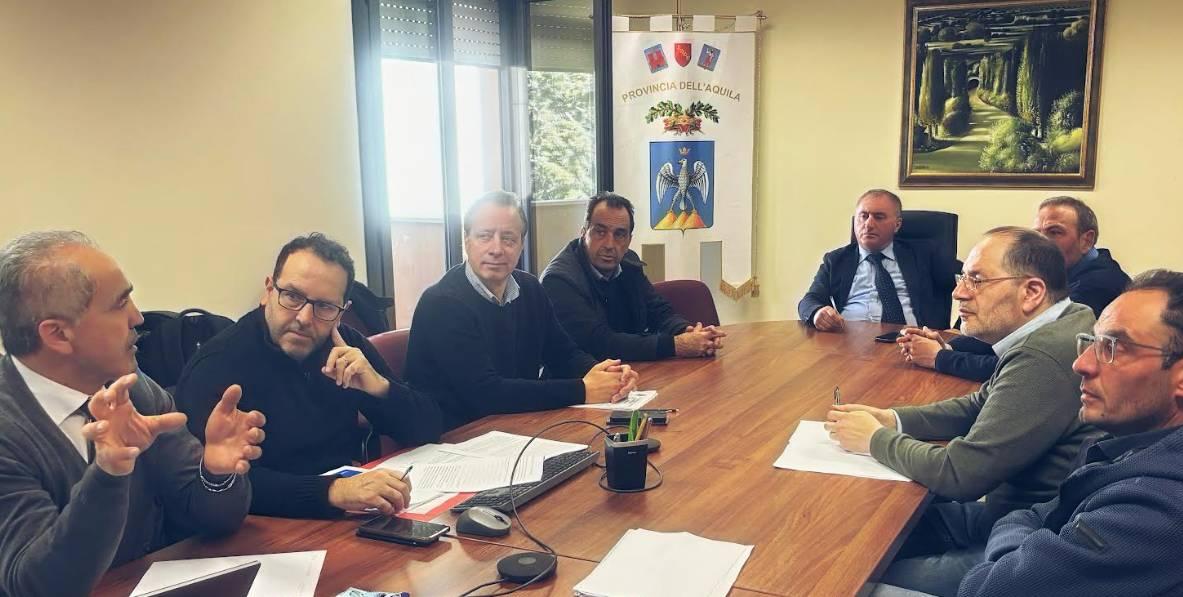 PROVINCIA DELL’AQUILA: TAVOLO TECNICO PRELIMINARE PER LA REALIZZAZIONE DI GALLERIE SULLA SP12