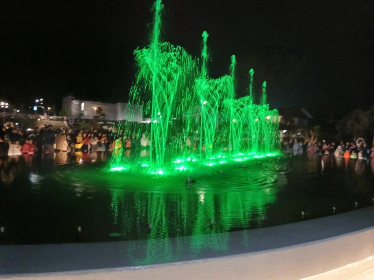 MONTORIO – NUOVI ORARI INVERNALI PER LA FONTANA DANZANTE DI PIAZZA DIAMANTE