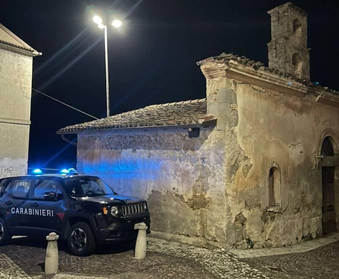 MONTEREALE: FURTI DI PLUVIALI IN RAME, 51ENNE ARRESTATO DOPO AVER RUBATO GRONDAIE CHIESA