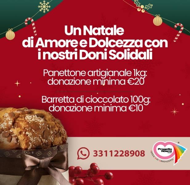 PROGETTO NOEMI: “UN NATALE DI AMORE E DOLCEZZA CON I NOSTRI DONI SOLIDALI”