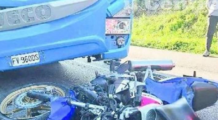 CUPELLO: ALTRA TRAGEDIA SULLE STRADE, MUORE CENTAURO 17ENNE DOPO SCONTRO CON AUTOBUS