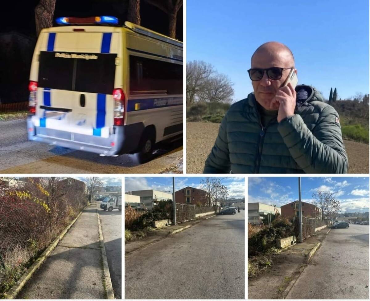 L’AQUILA: RIMOSSI TRONCHI E RAMI CHE AVEVANO CAUSATO LA CADUTA DI UNA DONNA IN VIA CARABBA