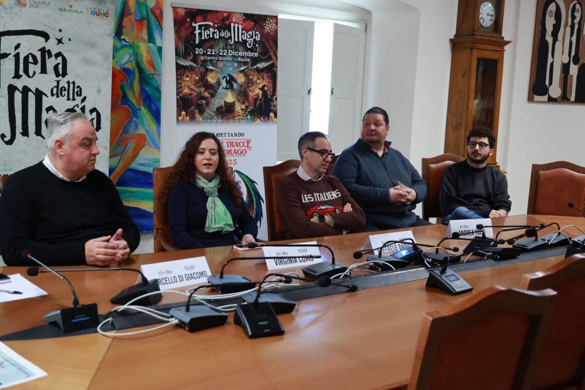 L’AQUILA: FIERA DELLA MAGIA E ASPETTANDO SULLE TRACCE DEL DRAGO, PRESENTATI I PROGRAMMI