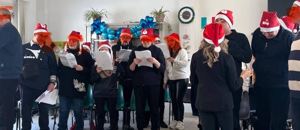 AREA INTERNA GRAN SASSO-VALLE SUBEQUANA:  GRANDE SUCCESSO PER LA FESTA DI NATALE AL CENTRO DIURNO