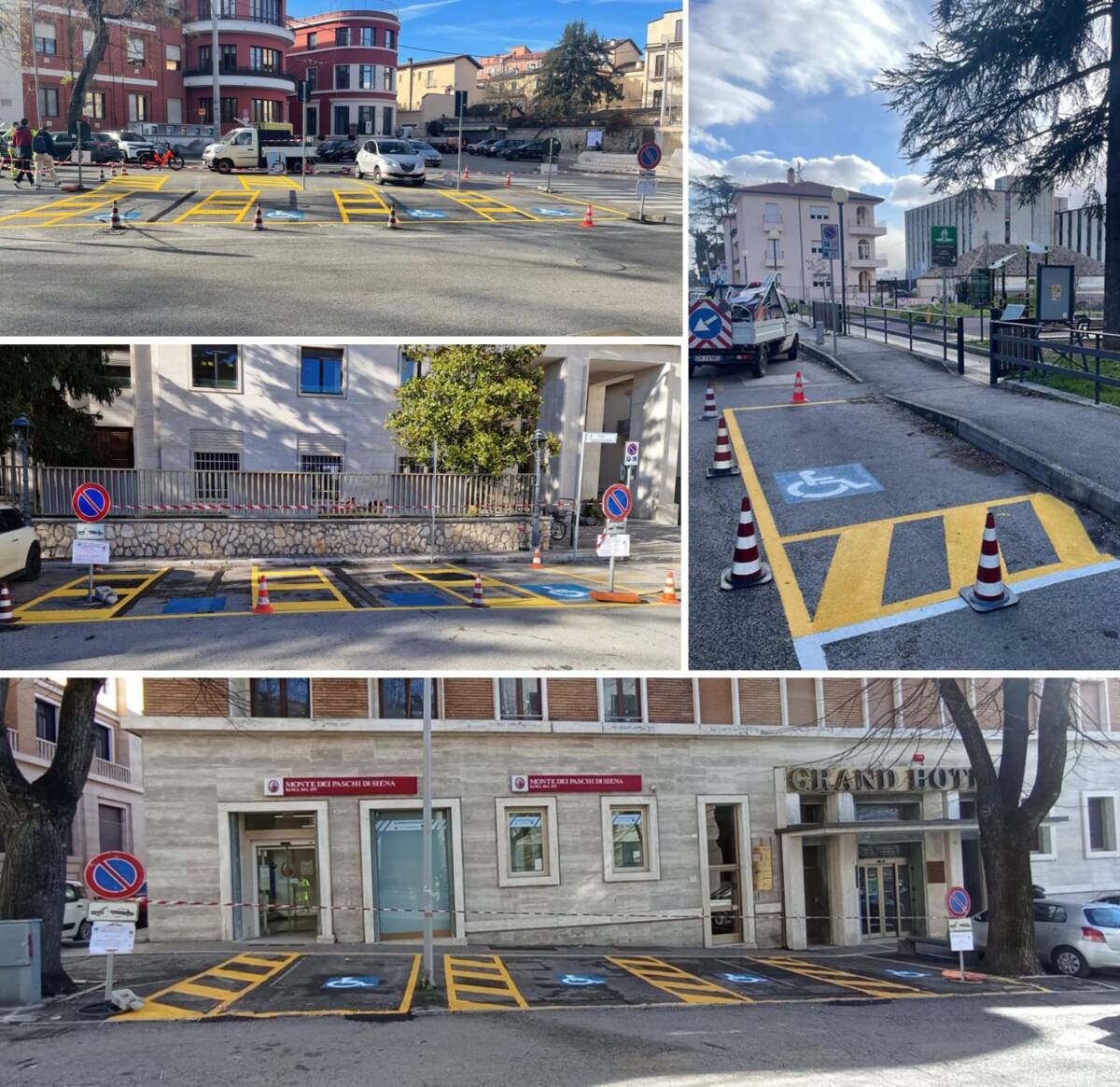 L’AQUILA: NUOVI PARCHEGGI RISERVATI AI DISABILI IN CENTRO STORICO