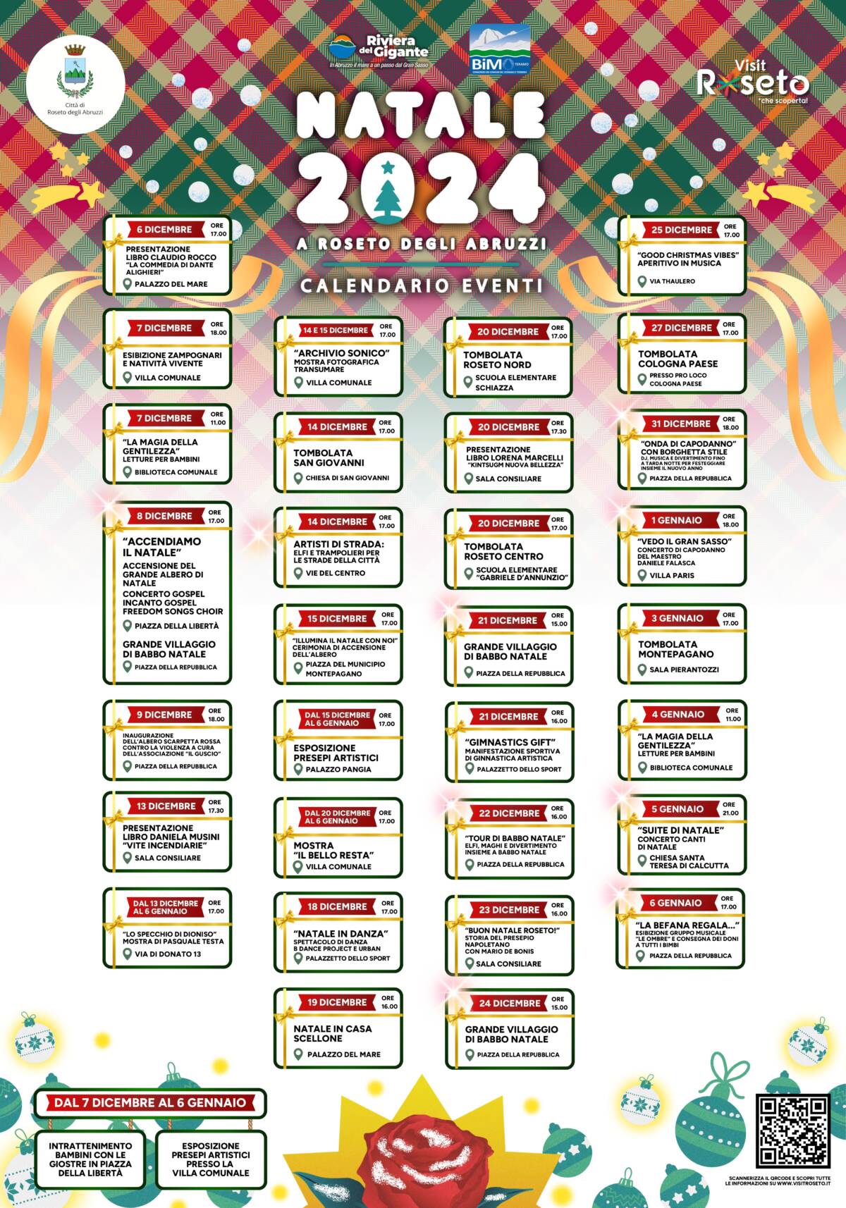 NATALE 2024 A ROSETO DEGLI ABRUZZI: PRESENTATO IL CALENDARIO DEGLI EVENTI