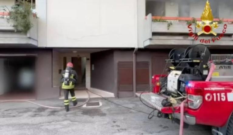 PESCARA: INCENDIO IN APPARTAMENTO, EVACUATO EDIFICIO