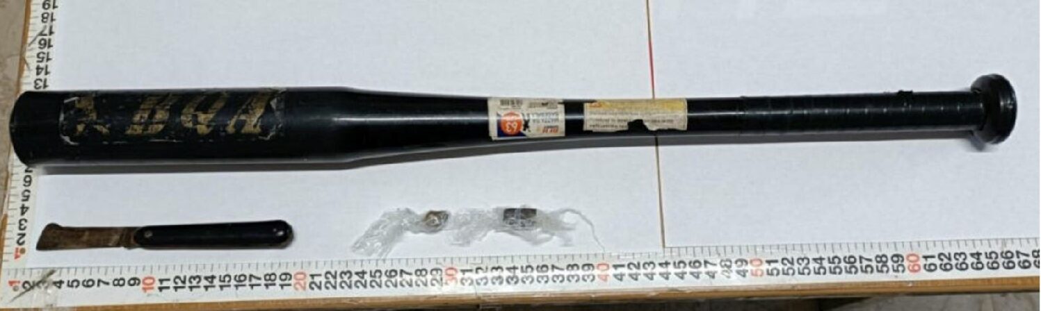 MONTESILVANO: AVEVA DROGA, UN COLTELLO E UNA MAZZA DA BASEBALL IN AUTO, DENUNCIATO UN 27ENNE