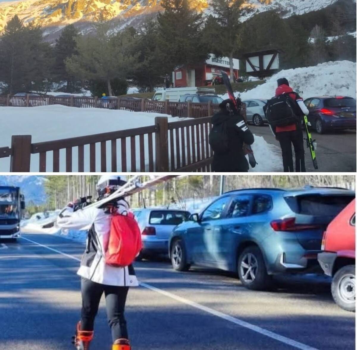 GRAN SASSO L’AQUILA, LA PROTESTA:”LA NAVETTA SI FERMA A 400 METRI DALLA BASE DELLA FUNIVIA”