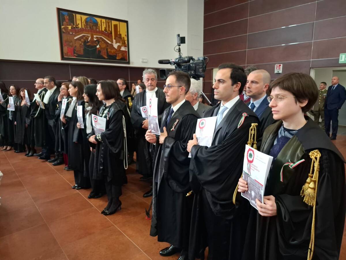 ANNO GIUDIZIARIO L’AQUILA: RIVOLTA DELLE TOGHE. PG MANCINI, “ALLARME FURTI E CRIMINI MINORENNI”