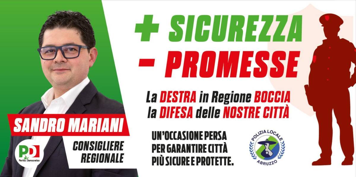 REGIONALI 2029 LONTANE, MA MARIANI GIA’ IN CAMPO: MANIFESTI NEI CAPOLUOGHI, D’AMICO “AVVISATO”