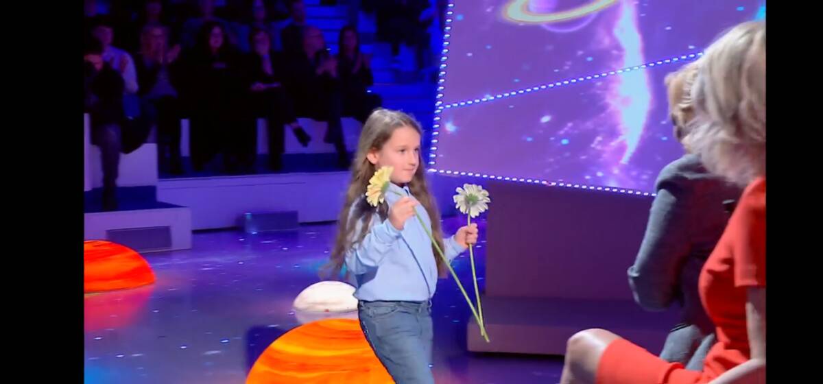 C’E’ POSTA PER TE: PROTAGONISTA SVEVA, BAMBINA DI PRATOLA PELIGNA