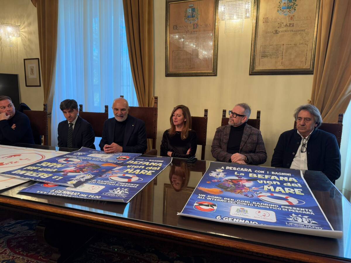 “LA BEFANA VIEN DAL MARE”: ECCO GLI EVENTI AL PORTO TURISTICO  E IN CENTRO A  PESCARA