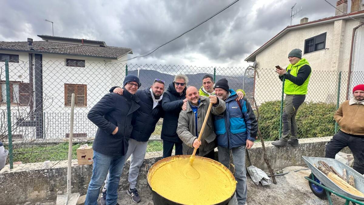 RINNOVATA LA TRADIZIONE DELLA “POLENTATA DI SAN FABIANO” A COLLETTARA DI SCOPPITO