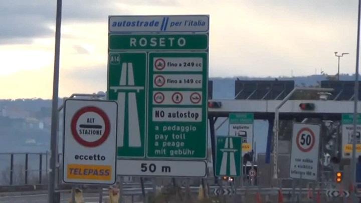 A14: CHIUDE PER UNA NOTTE IL TRATTO TRA ROSETO E ATRI-PINETO