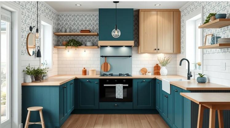 COME ABBINARE LA CARTA DA PARATI AI MOBILI E ALL’ARREDAMENTO DELLA CUCINA
