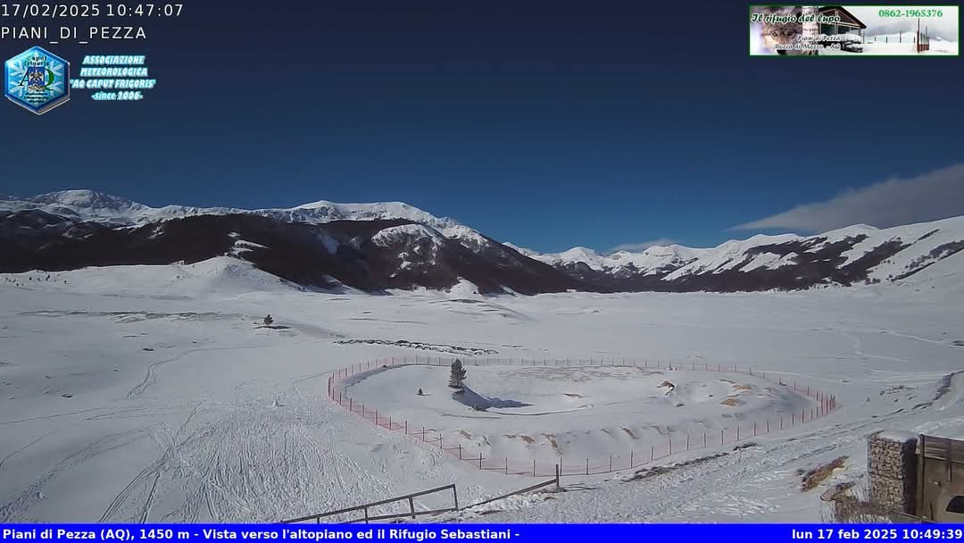GELO SULLE MONTAGNE ABRUZZESI: RECORD AI PIANI DI PEZZA CON -19,7°