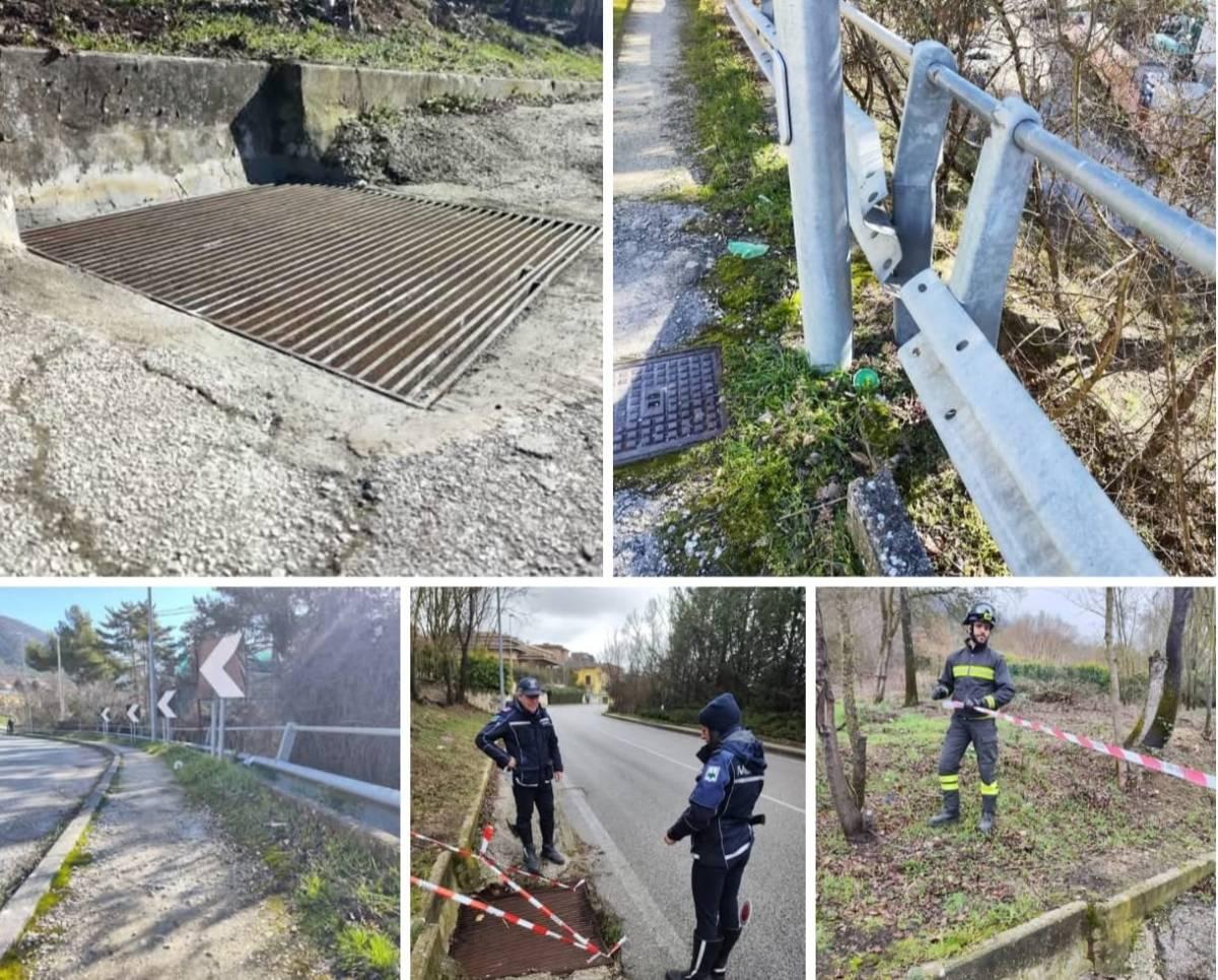 L’AQUILA: GRAVI LESIONI PER L’ANZIANA CADUTA NELLA GRATA, PREVISTA FORTE RICHIESTA DI DANNI