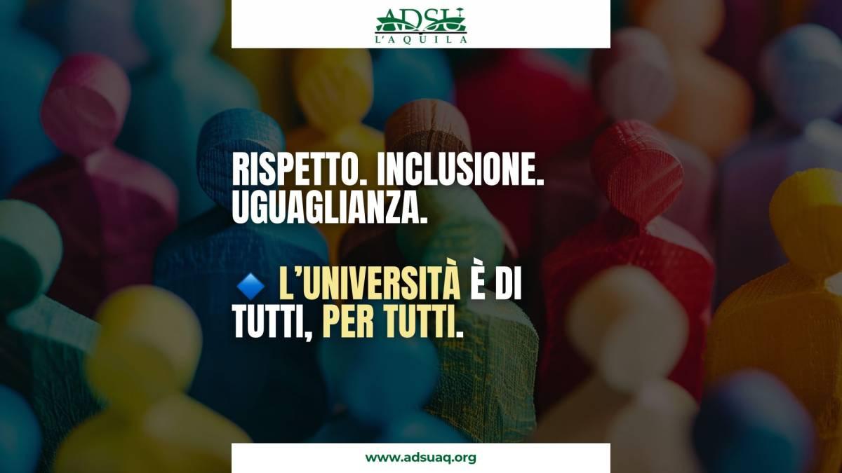 ADSU L’AQUILA: SCHIAVONE, “SCRITTA OMOFOBA, FERMA CONDANNA E SOLIDARIETÀ A COMUNITÀ UNIVERSITARIA”
