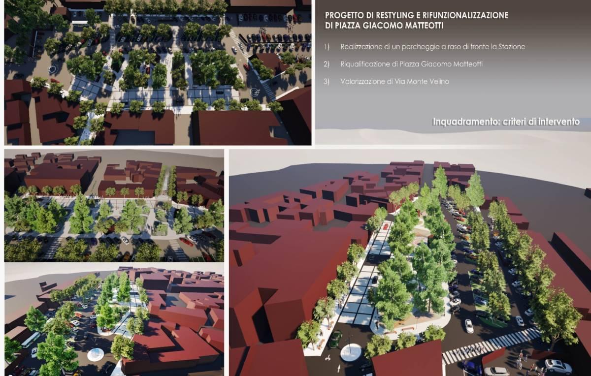 AVEZZANO: AL VIA CANTIERI PIAZZA MATTEOTTI, PIAZZA MERCATO, PIAZZA SAN PELINO E CICLOVIA