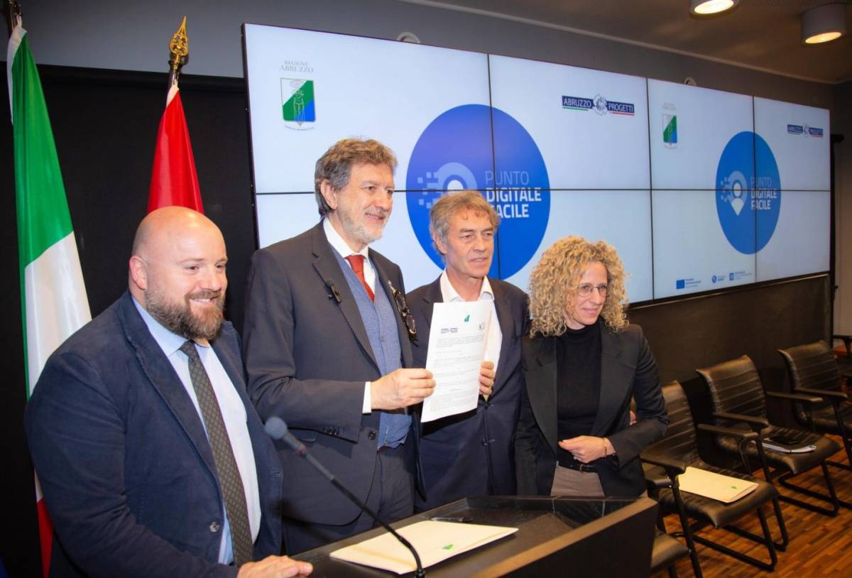 ABRUZZO PROGETTI E ASL 1: INTESA PER APERTURA DI SEI “PUNTO DIGITALE FACILE” NEI CUP ED URP