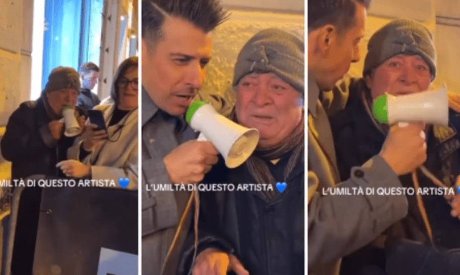 SANREMO: L’ABBRACCIO DI GABBANI A LUCIANO, DA FOSSACESIA L’INVITO AL “PARCO DELLA GENTILEZZA”