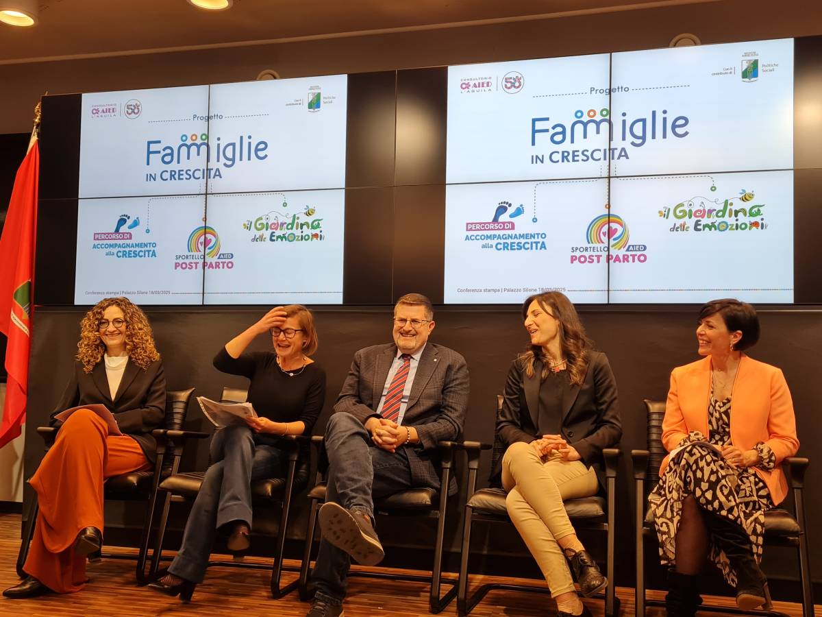 FAMIGLIE IN CRESCITA: PRESENTATO DA SANTANGELO ALL’AQUILA IL PIANO DEL CONSULTORIO AIED