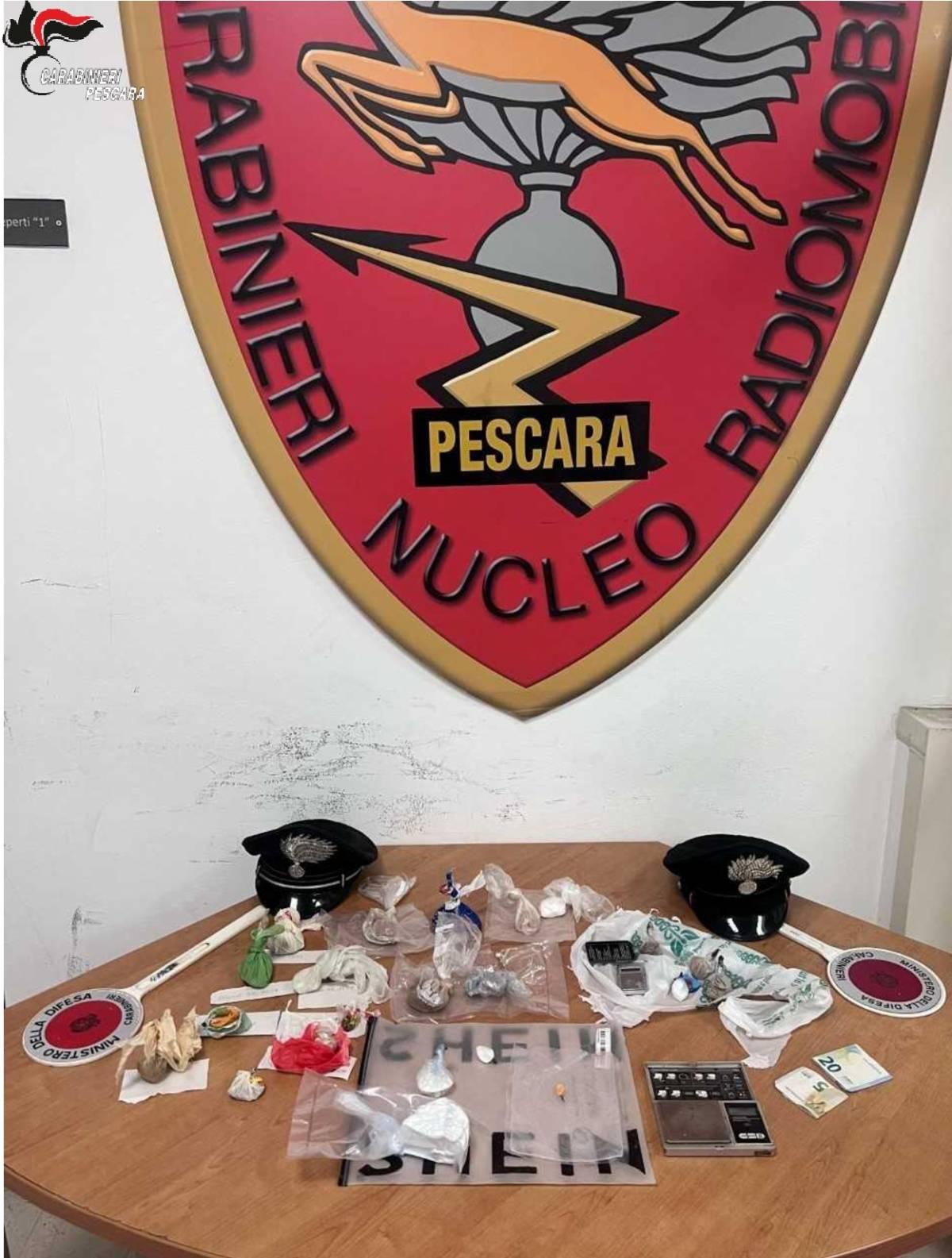 PESCARA: AVEVA IN AUTO COCAINA, EROINA E CRACK, ARRESTATO UN UOMO DI 46 ANNI