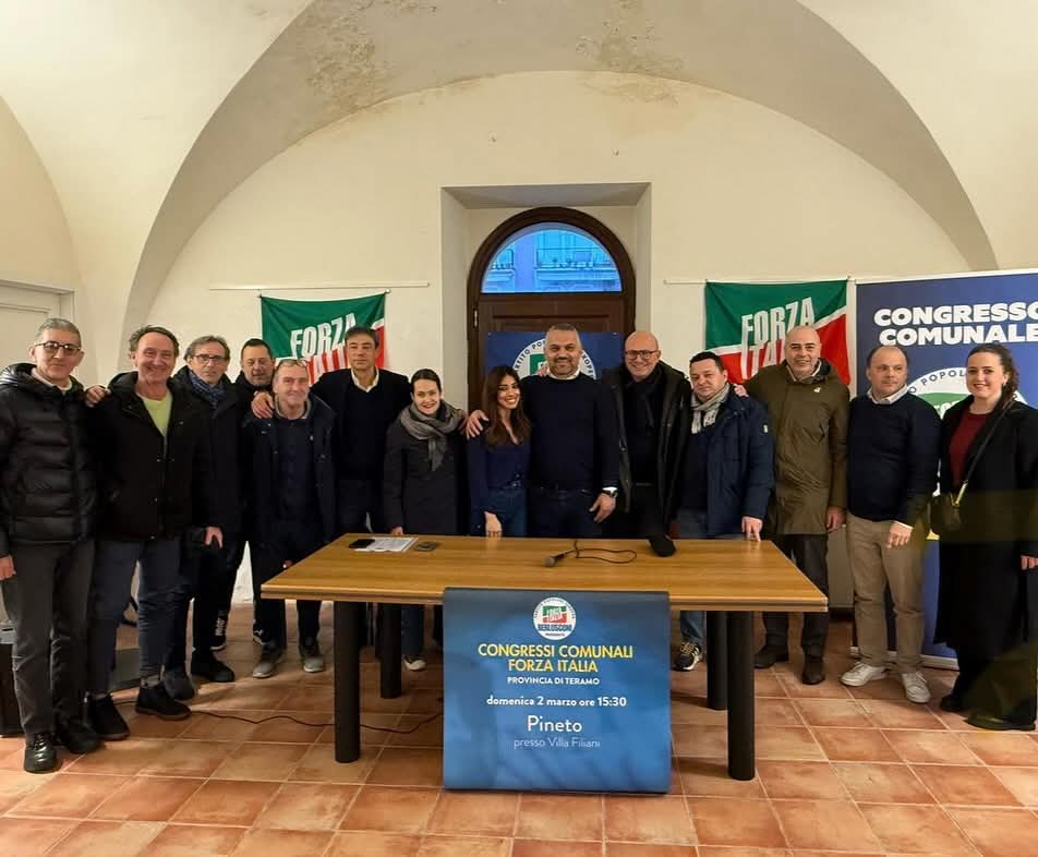 PINETO: IVAN BERARDINELLI NOMINATO COORDINATORE LOCALE DI FORZA ITALIA
