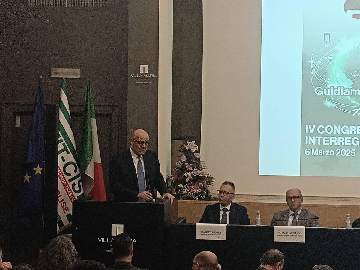 CONGRESSO INTERREGIONALE FIT-CISL: INTERVIENE ANCHE PRESIDENTE TUA DE ANGELIS