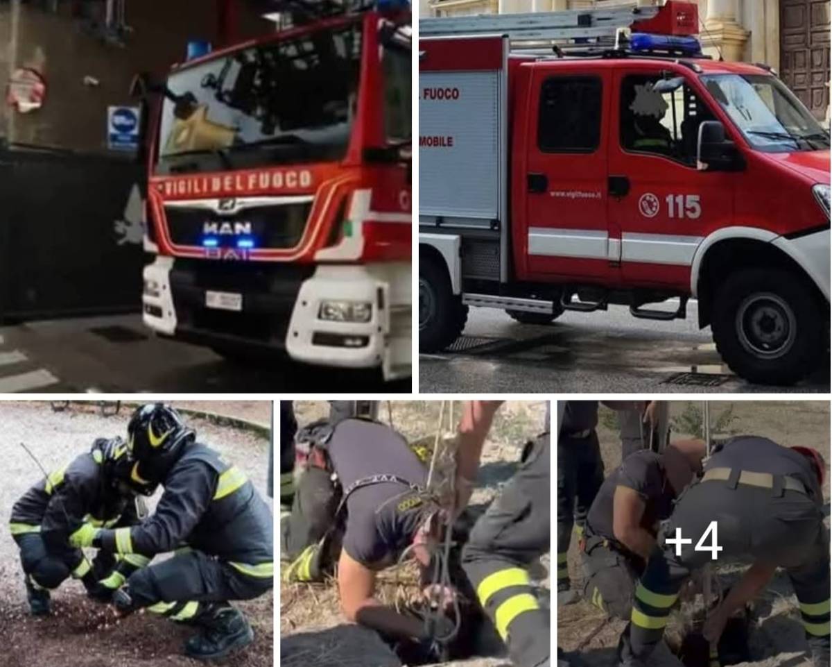 PAURA NEI CAMPI FLEGREI: COLONNA MOBILE DEI VIGILI DEL FUOCO DELL’AQUILA A POZZUOLI