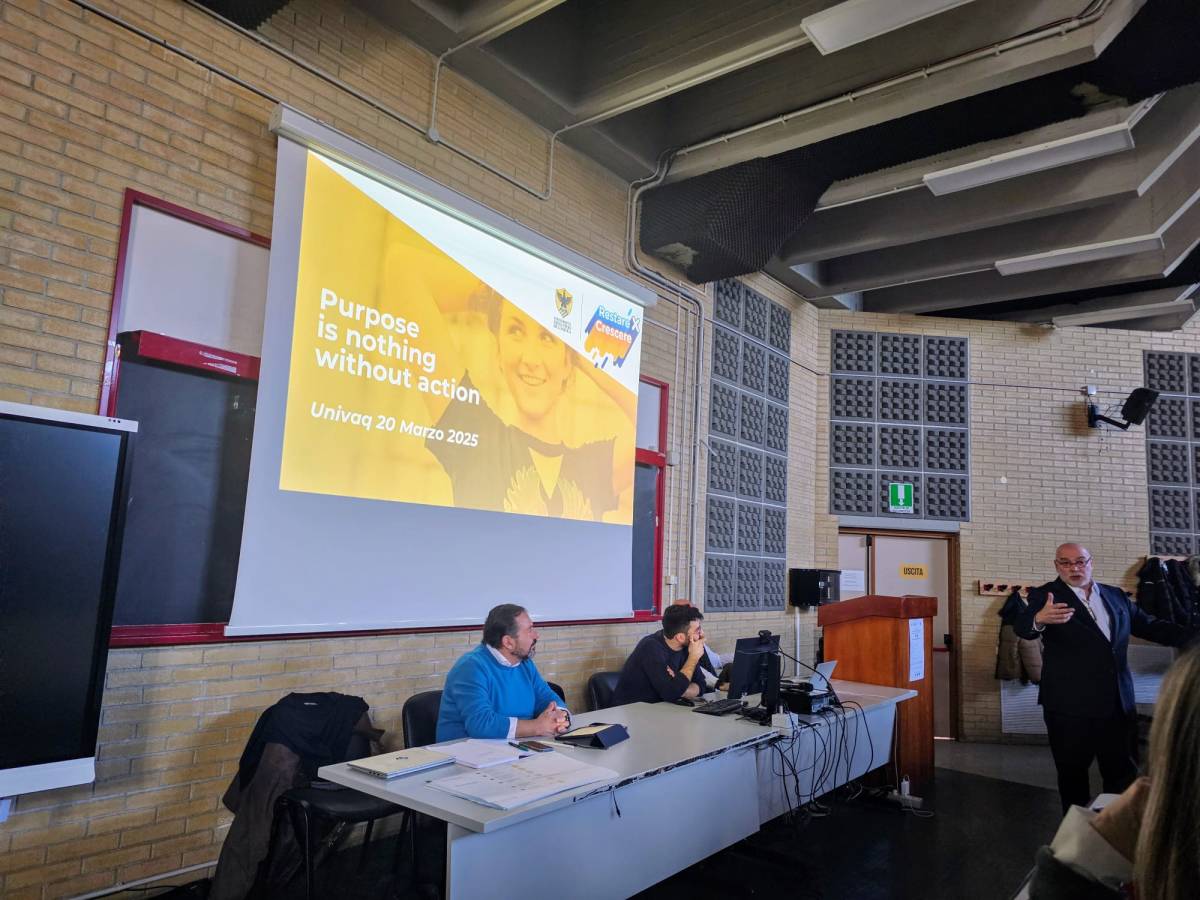 UNIVAQ: “RESTARE PER CRESCERE”, AL VIA CORSI IGT GRATUITI SU IMPRENDITORIALITA’, 134 PARTECIPANTI
