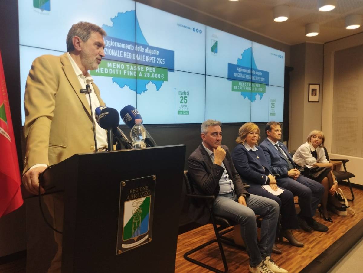 OK AD AUMENTO IRPEF: MARSILIO, “SCELTA DI EQUITÀ, PARTITI D’ACCORDO, BEN VENGANO MIGLIORIE”