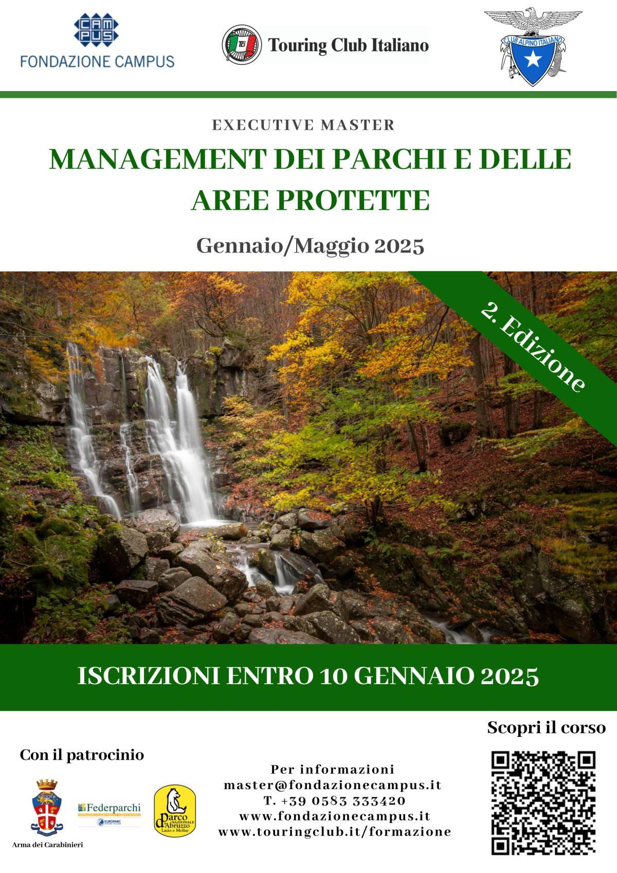 VILLETTA BARREA: AL VIA IL MASTER IN MANAGEMENT DEI PARCHI E DELLE AREE PROTETTE
