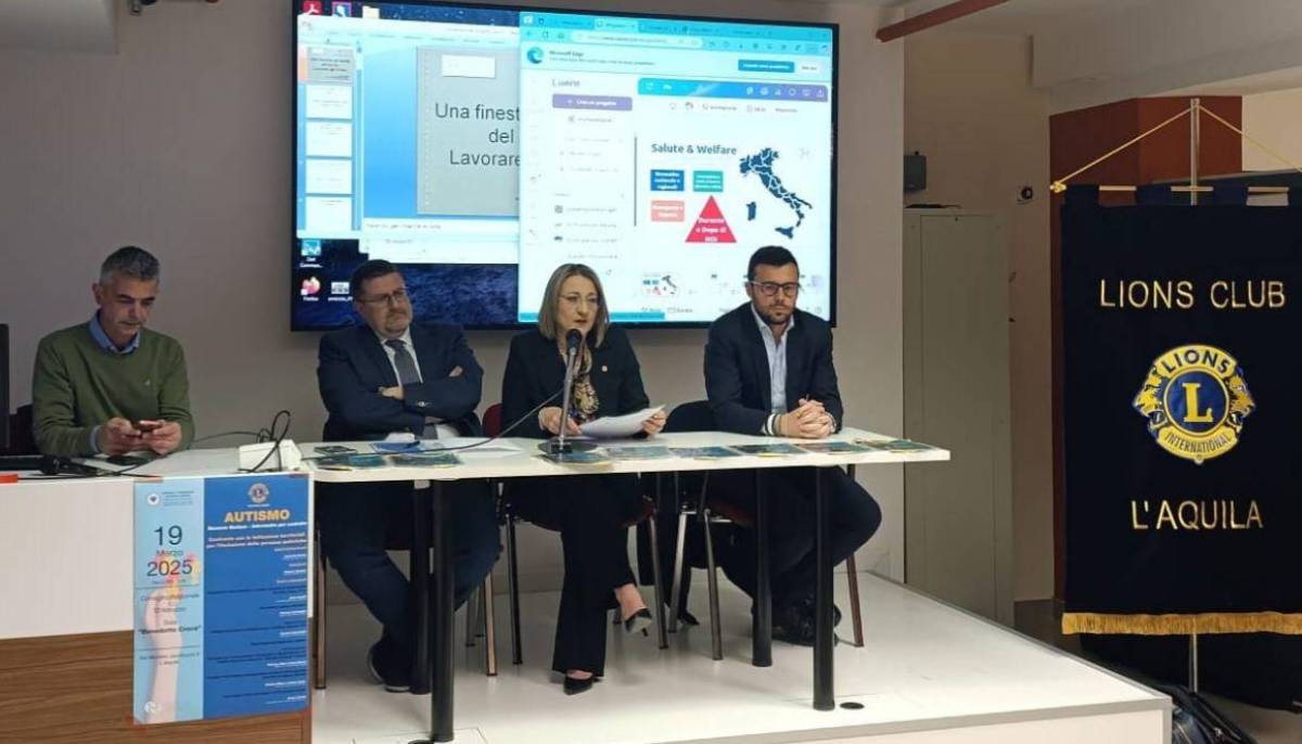 LIONS CLUB L’AQUILA: INCLUSIONE PERSONE AUTISTICHE, CONFRONTO CON LE ISTITUZIONI LOCALI