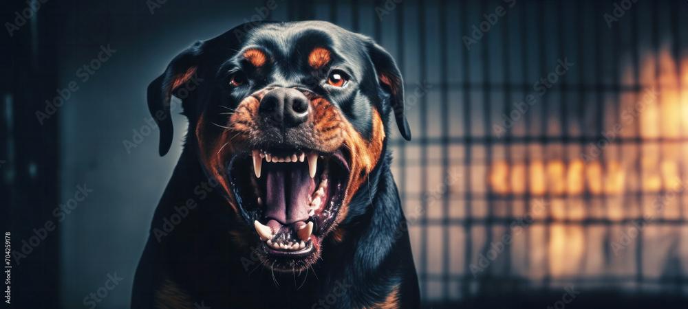 SULMONA: AZZANNATO IN CASA DAL SUO ROTTWEILER, 34ENNE FINISCE IN PRONTO SOCCORSO