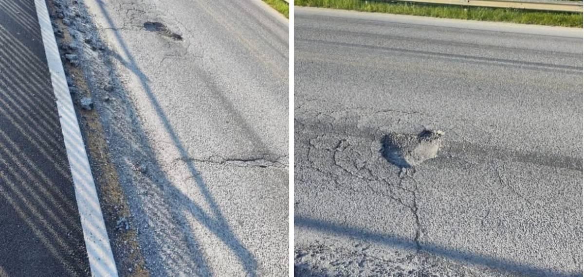 L’AQUILA: PROTESTE DEGLI AUTOMOBILISTI PER UNA BUCA PERICOLOSA LUNGO LA STRADA STATALE 80