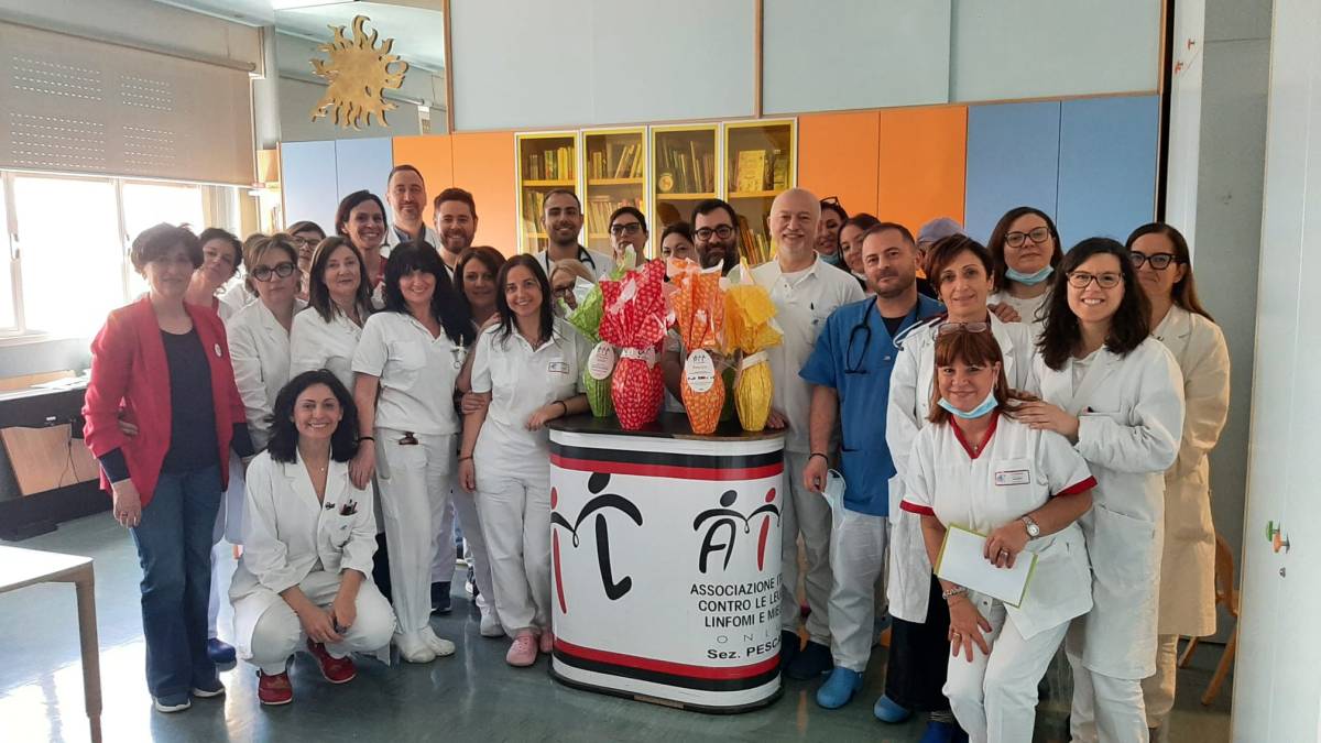 PESCARA: DONATE LE UOVA AIL AL PERSONALE DEL REPARTO DI EMATOLOGIA