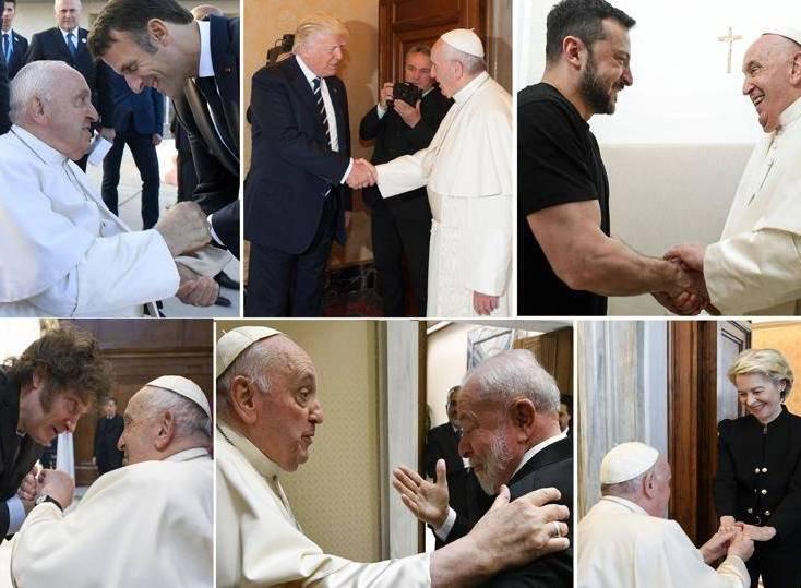 PAPA FRANCESCO: LEADER DA TUTTO IL MONDO AI FUNERALI,<br> DA TRUMP A ZELENSKY, ECCO CHI CI SARA’