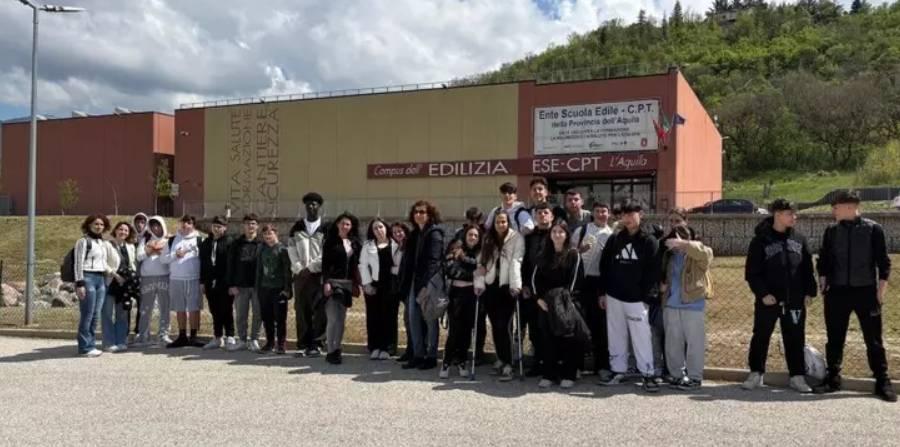 EDILIZIA: L'”ATERNO-MANTHONE'” DI PESCARA A SCUOLA DI SICUREZZA ALL’AQUILA