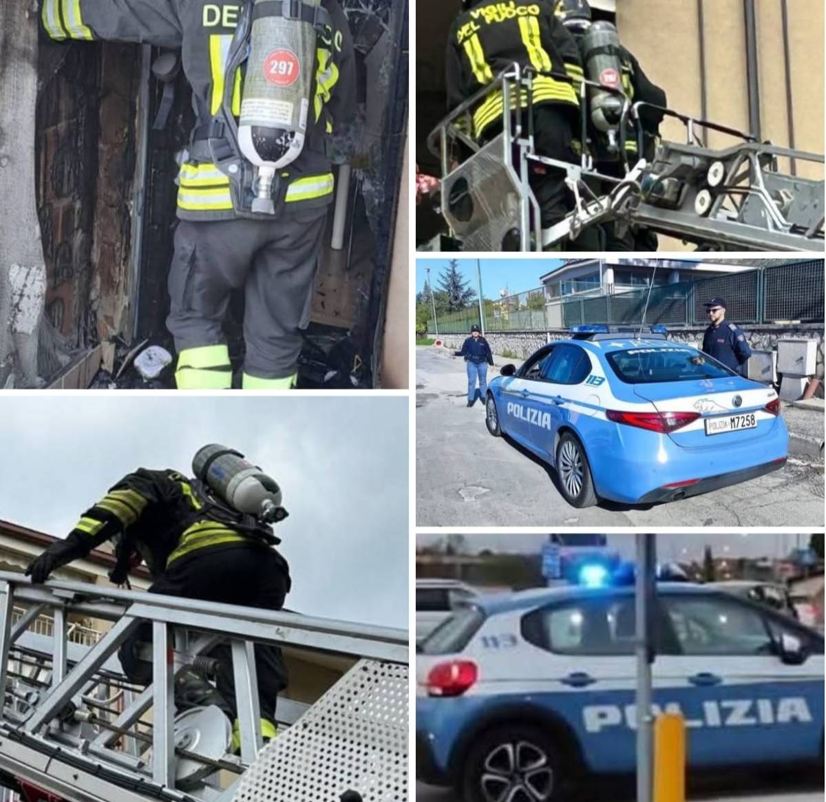 L’AQUILA: IN FIAMME UN APPARTAMENTO A PETTINO. IL FUOCO PARTITO DAL BALCONE, NESSUN FERITO