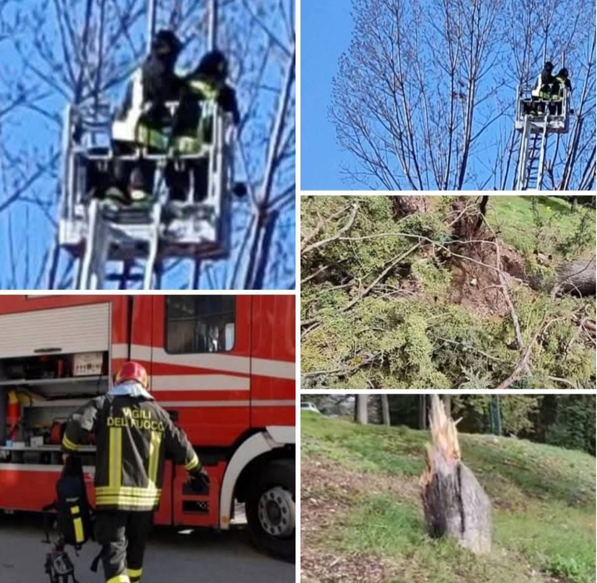 L’AQUILA: TANTI INTERVENTI DEI VIGILI DEL FUOCO DOPO IL FORTE ACQUAZZONE DI 2 GIORNI FA