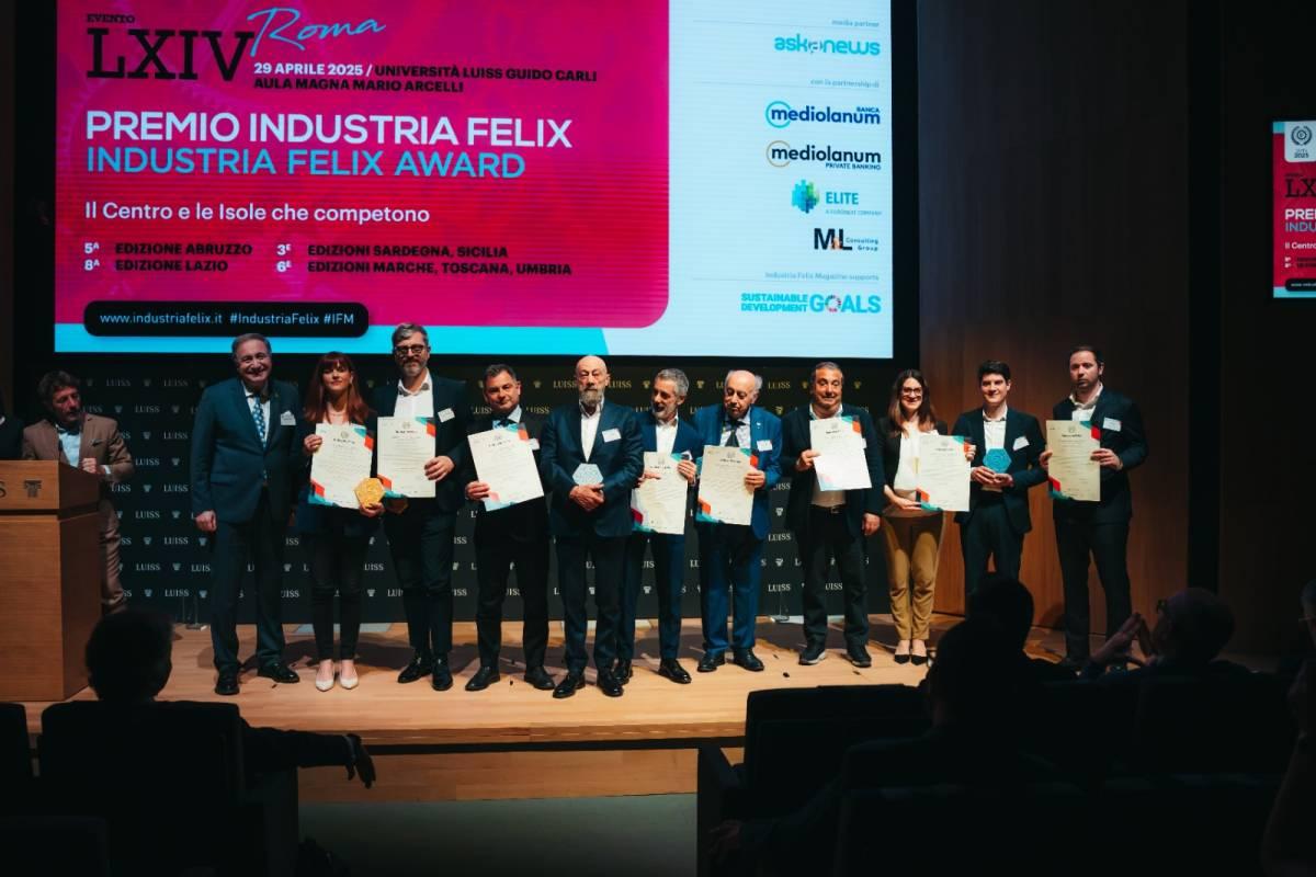 PREMIO INDUSTRIA FELIX: STUDIO PARIS ENGINEERING DI AVEZZANO TRA LE 100 IMPRESE PIU’ PERFORMANTI