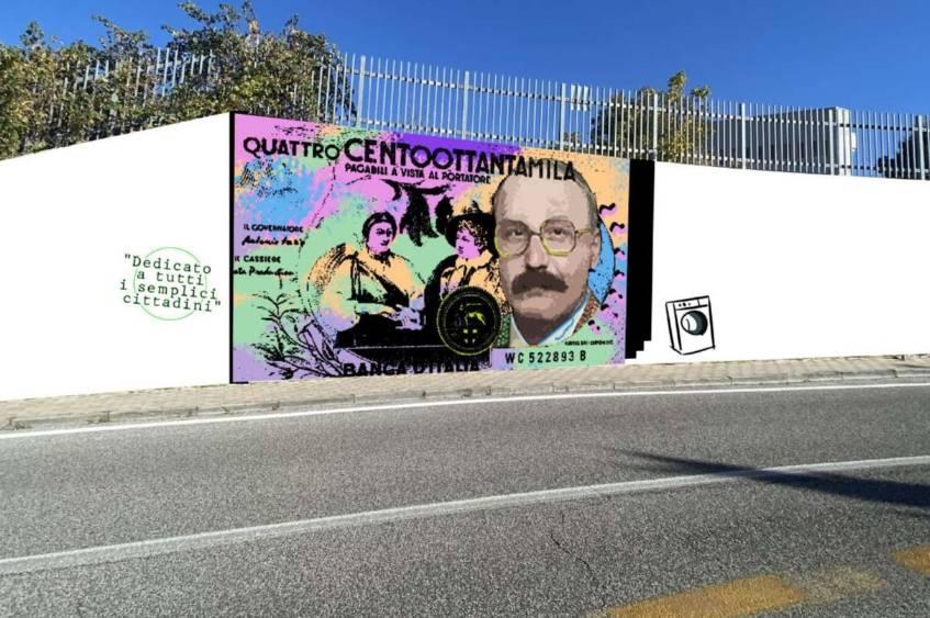 L’AQUILA: UN MURALES DEDICATO A MAGNOTTA A COLLE SAPONE, VIA LIBERA DA GIUNTA